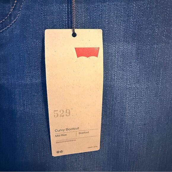 NWT Levi’s 529 Curvy Bootcut Jeans Sz 6m 28w - Picture 5 of 5